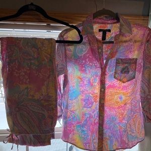 LAUREN BY RALPH LAUREN pajama set